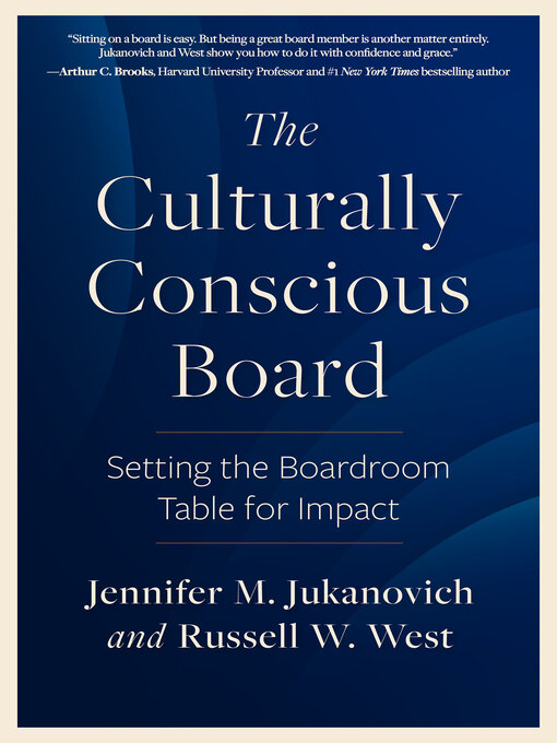 Title details for The Culturally Conscious Board by Jennifer M. Jukanovich - Available
